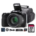 thumbnail image 1 of Kodak PIXPRO AZ425 Digital Camera (Black) (AZ425BK) + 32GB Card + Bag + Cloth, 1 of 6