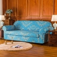 thumbnail image 6 of Subrtex Sofa Slipcovers Stretch Couch Covers 2-Piece Spandex Printed Furniture Protector Home Decor (Blue, Sofa), 6 of 6