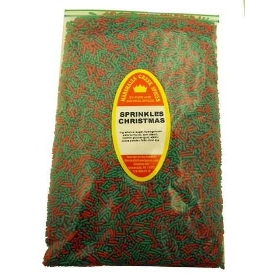 Family Size Refill Marshalls Creek Spices Sprinkles Christmas Seasoning, 40 oz