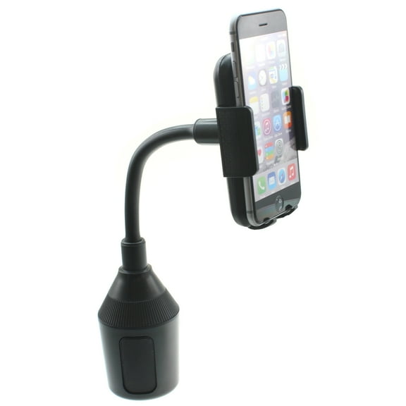 Cup Holder Car Mount for Google Pixel 5a 5G Phone - Rotating Cradle Dock Gooseneck Stand B5W