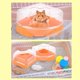 thumbnail image 3 of Baño de arena para hámster Contenedor de baño de arena para animales pequeños de plástico Caja de arena para hámster Sala de sauna Bañera con pala para osos dorados Chinchilla Rojo Verde Cocina, Decoración y Otros, 3 of 5