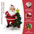 thumbnail image 3 of Santa Claus Resin LED Light Decoration – Battery-Powered Christmas Lantern with Hand-Painted Details – Indoor/Outdoor Holiday Ornament for Table, Countertop or Under Tree, 3 of 3