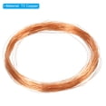 thumbnail image 2 of Alambre de Cobre Suave Uxcell, 2Pcs 32Gauge/0.2mm Diámetro 25m/82ft Bobina de Alambre para Manualidades, 2 of 5