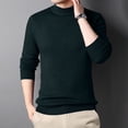 thumbnail image 2 of Men's Mock Neck Pullover Sweater Long Sleeve Slim Fit Solid Color Knit Top, 2 of 5