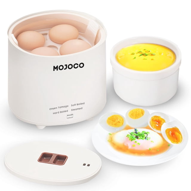 Cocedor de huevos Mojoco Rapid para cocer al vapor, hervido o hervido