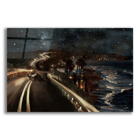 Epic Art Night Ride by Murray Henderson Fine Art Acrylic Glass Wall Art 24 x16