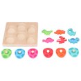 thumbnail image 1 of Bloques De Dinosaurios De Madera Regalo Perfecto Para Promover La Memoria Bloques De Dinosaurios Clasificación Percepción De La Forma Del Juguete Para Niños De Más De 3 Años ANGGREK Juguetes, 1 of 8