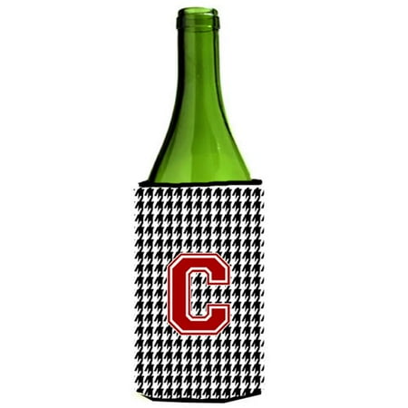 

Carolines Treasures CJ1021-CLITERK Houndstooth Monogram Initial C Wine Bottle Hugger