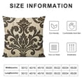 thumbnail image 5 of BANET Throw Pillow Cover Case Beautiful Wild Pattern pard Skin Shawl Animal Print Decorative Pillowcase Case Cushion Cover for Bed Couch 24x24in, 5 of 5