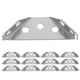 thumbnail image 1 of 30 conectores universales de acero inoxidable para esquinas de muebles con tornillos, soportes triangulares resistentes para muebles de madera, cajones, armarios, mesas y sillas, color plateado., 1 of 6