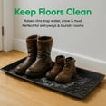 thumbnail image 4 of Superio Multi-Purpose Decorative Rubber Shoe and Boot Tray- Protects Floors from Water, Snow, and Dirt, Indoor and Outdoor Use., 4 of 9