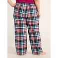 thumbnail image 6 of Joyspun Women's Flannel Sleep Pants, 30” Inseam, Sizes XS-3X, 6 of 6