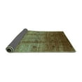 thumbnail image 2 of Ahgly Company Indoor Square Oriental Turquoise Blue Industrial Area Rugs, 8' Square, 2 of 4