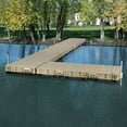thumbnail image 4 of PlayStar Premium 4' x 10' Aluminum Frame Floating Dock with Resin Top & Sidewalls KT 13223, 4 of 4