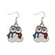 thumbnail image 2 of Pendientes Muñecos de Nieve Pares de La Manera Navidad Clips para El Oído de La Joyería de de Navidad Yuyangstore Pendientes de Navidad muñecos de nieve, 2 of 4