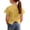 Yellow, variant on NAISIBABY Girls Short Sleeve T-Shirt Size 8, Back Bow Crewneck Summer Soft Kids Cute Fashion Tee Pink
