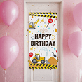 thumbnail image 6 of Construction Theme Happy Birthday Banner Backdrop Decorations Party Supplies for Photography Props Birthday Party Celebrations Photo Booth Background Decor, 6 of 7