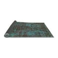 thumbnail image 2 of Ahgly Company Indoor Square Oriental Light Blue Industrial Area Rugs, 4' Square, 2 of 4