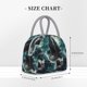 thumbnail image 2 of Fotbe Wave Ocean Animal Shark Bolsa de Almuerzo con Estampado, Lonchera Aislada, Contenedor de Comida Reutilizable Tipo Cooler a Prueba de Fugas, 2 of 6