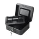 thumbnail image 4 of Cajon de dinero Qian QOC-143SK Bandeja removible 5 compartimentos para billetes y monedas, metal con asa para transportar, cerradura con llave, 4 of 7