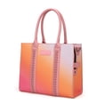 thumbnail image 6 of Wrangler Purses for Women Large Work Tote Bags with Strap Vintage Top-Handle Handbags, Pink, 6 of 7