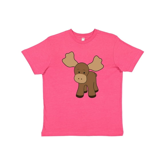 Inktastic Cute Moose Youth T-Shirt