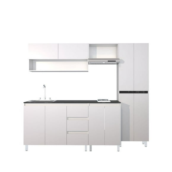 Cocina Integral Premium DALHIA Con Campana Y Parrilla
