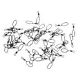 thumbnail image 1 of 50pcs Gancho de Pesca Rotable Swivels Conector Fuerte Pesca Snap de Forma Cuadrado Durable 2, 1 of 7