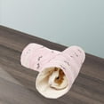 thumbnail image 6 of Small Animal Guinea Tunnels Folding Play Toy for Hedgehog Hamster Rabbit Pink 29x10x10CM, 6 of 8