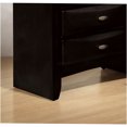 thumbnail image 3 of JERFIT 5 Drawer Chest Dresser, Black Wood Bedroom Storage Cabinet with Oval Knobs, 3 of 5