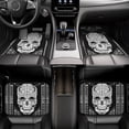 thumbnail image 6 of XMXT Waterproof Floor Mats for Cars, Cosmic Skull Design Print Car Floor Mats All Weather Universal Fit Auto Carpet Car Accessories, 4 Piece, 6 of 6