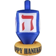 Giant 8.5 FT Inflatable Hanukkah Dreidel - Outdoor Yard Decor with Built-in Bulbs and Tie-Down Points, Chanukah Decoration with Powerful Built-in Fan