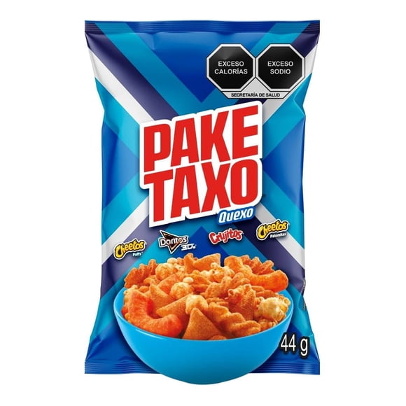 Botana surtida Paketaxo quexo sabor queso y chile 44 g