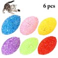 thumbnail image 1 of 6PCS Cat Ball Toy Creative Funny Interactive Cat Play Toy Kitten Toy with Bell, 1 of 10