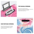 thumbnail image 6 of Multi-Size Suitcase Protective Cover Full Range Double Stitching Invisible Zipper For Travel Business Palevioletred Tie-Dye Background Vibrant Colors And Swirling (3) Large, 6 of 8