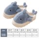 thumbnail image 4 of Pantuflas Divertidas De Algodón Con Tiburón Cute Shark Home Zapatos de felpa Cómoda zapatilla de algodón cálida y peluda (Azul 38 39), 4 of 8
