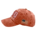 thumbnail image 7 of USA 250th Anniversary Hat 1776–2026 Patriotic Embroidered Flag Map Baseball Cap Unisex, 7 of 7