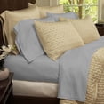 thumbnail image 1 of Premium Rayon Bed Sheet Set, 4 Piece, King, Gray, 1 of 2