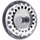 thumbnail image 1 of Tapón de colador de fregadero de 80mm, 1 pieza de repuesto de canastas de colador de fregadero, acero inoxidable S kaili Sencillez, 1 of 2