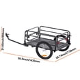 thumbnail image 2 of REKHH  Bike Cargo Trailer, 160 lbs Load Capacity, Heavy-Duty Bicycle Wagon Cart, Foldable Compact Storage with Universal Hitch, 2 of 9