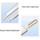 thumbnail image 3 of Pointed Tip Tweezers Multifunction Slant Tip Tweezers Stainless Steel Hair Removal Tweezers For Blackhead Removal And Eyebrows Plucking3pcssilver, 3 of 5
