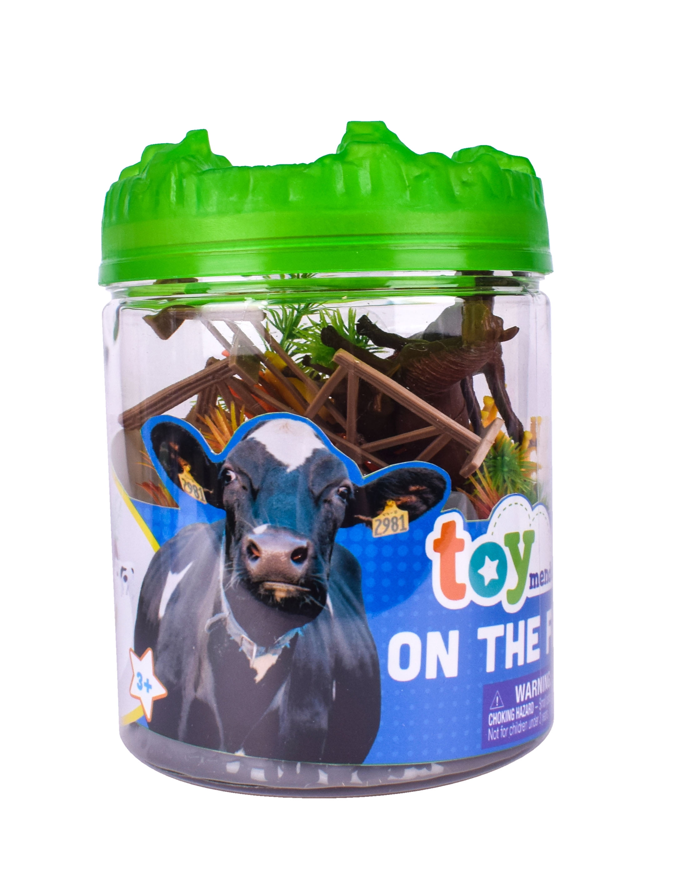 (2 pack) Toymendous On The Farm Bucket of Figures -31 Piece Novelty & Gag Toys, Plastic - Children Ages 3+