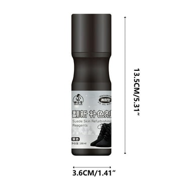 100ml Leather Shoe Cleaning and Care Agent Color Repair Black Matte Shoe Powder Maintenance Solution Suede Leather Washing Suede Artifact