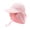 Pink, variant on Baby Sun Hat with Neck Flap UPF 50+ Adjustable Baby Boys Girls Summer Beach Hat for Traveling Swim Hat