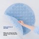 thumbnail image 5 of Ivory Bathroom Shower Non-Slip Mat, Round Bathroom Non-Slip Mat, Household Shower Room Hydrophobic Quick-Drying Suction Cup Floor Mat, Bathroom Bath Massage Foot Mat, 5 of 5