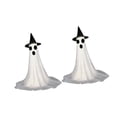thumbnail image 4 of 2 piezas de decoraciones de Halloween para exteriores e interiores, luces fantasma de Halloween con luces LED 12 m, 4 of 8