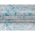thumbnail image 5 of oneOone Velvet Turquoise Blue Fabric Abstract Line Drawing Floral Sewing Craft Projects Fabric Prints By Yard 58 Inch Wide, 5 of 5