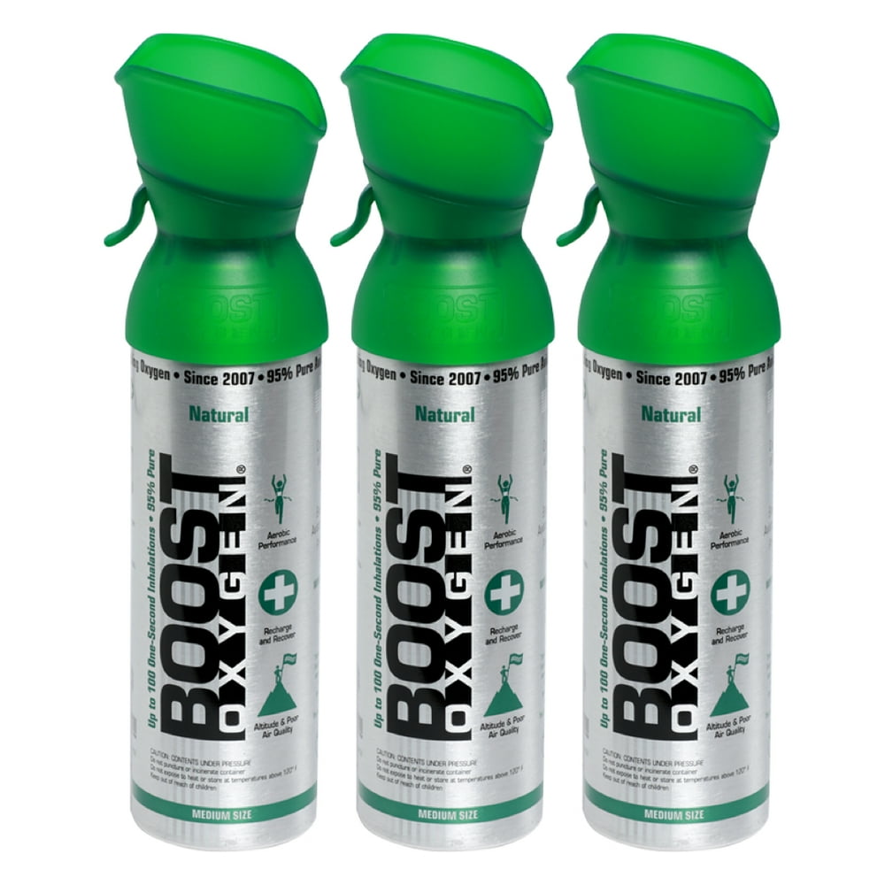 Boost Oxygen Medium Natural 5L Trio Boost Oxygen Supplemental Oxygen