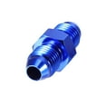 thumbnail image 6 of Universal Car Fuel Oil Pipe Connector AN4 Male to AN4 Male Flare Hose Fitting Adapter Blue 2pcs, 6 of 6