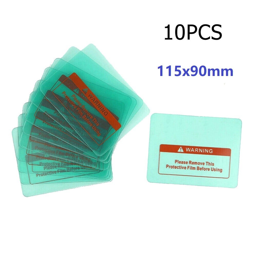 10Pcs Welding Helmet PC Clear Lens Cover Replacement Protective Plate 115*90mm